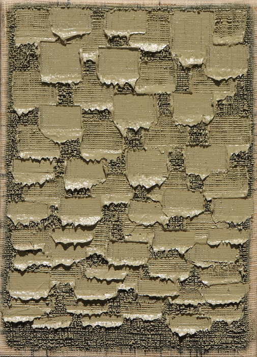 Conjunctions 06 2006 삼베에 유채 33.4X24.2cm-사진제공 김종근 미술평론가