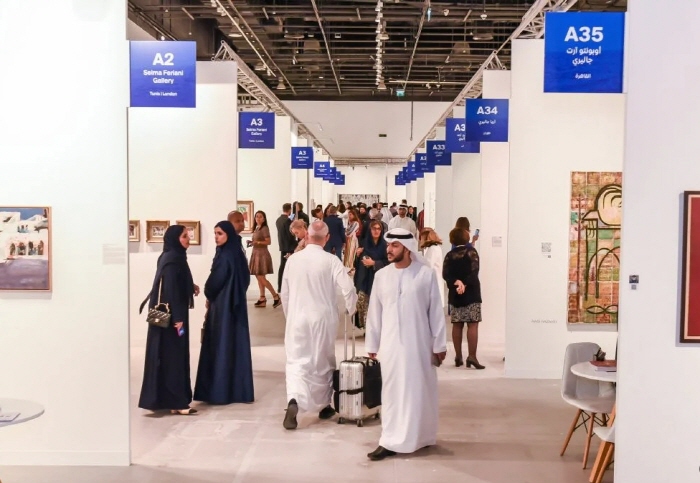 아부다비 아트 VIP 오프닝. 아부다비 아트 제공.