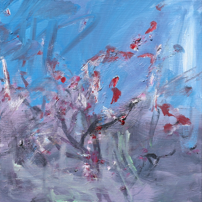 새, 혹은 새처럼 30x30cm oil on canvas 2024(2020)-사진제공 성남 운중화랑