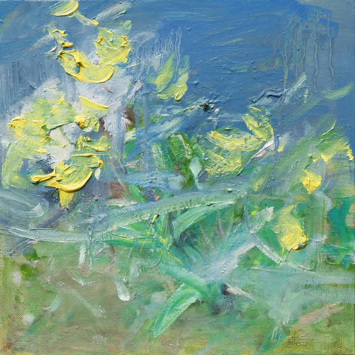  봄의 질주 30x30cm oil on canvas 2021(2019)-사진제공 성남 운중화랑