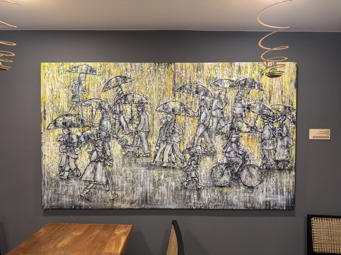 '비 속에서도 축복은 내린다'-박영희 개인전 'God Bless You'-사진제공 박영희 작가