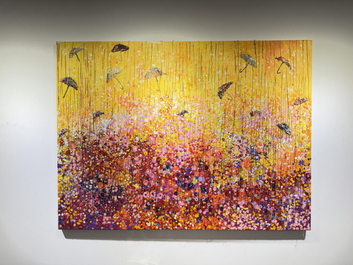 '비 속에서도 축복은 내린다'-박영희 개인전 'God Bless You'-사진제공 박영희 작가