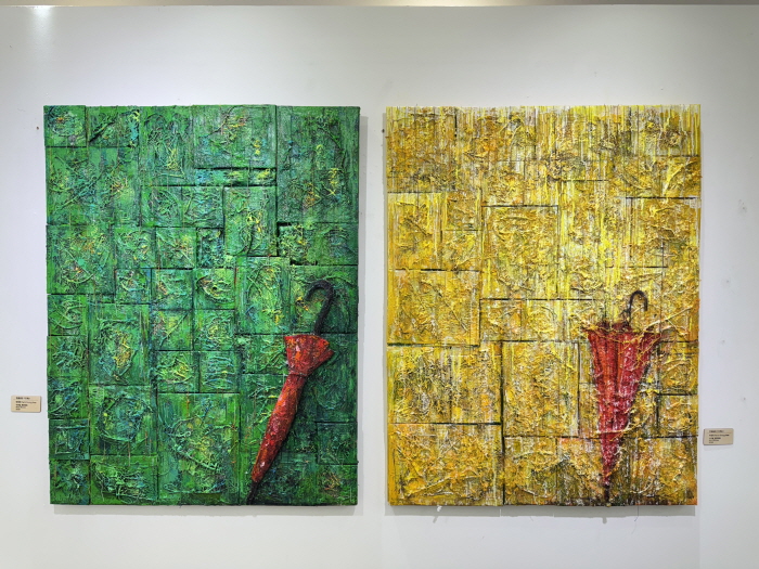 '비 속에서도 축복은 내린다'-박영희 개인전 'God Bless You'-사진제공 박영희 작가