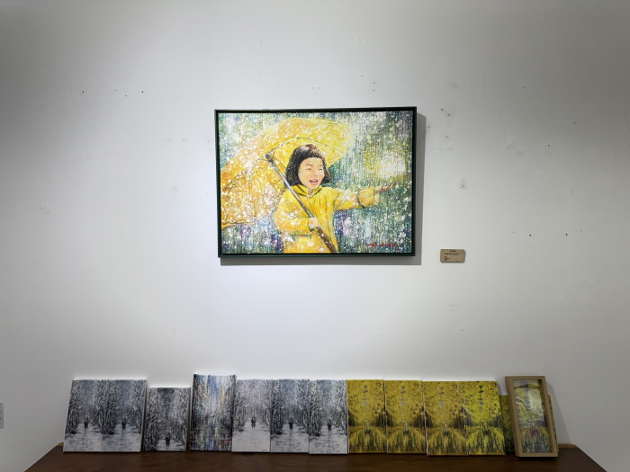 '비 속에서도 축복은 내린다'-박영희 개인전 'God Bless You'-사진제공 박영희 작가