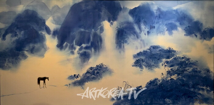 세종뮤지엄갤러리 기획초대전, ‘왕열 Utopia 명상전’-사진촬영 김한정 기자