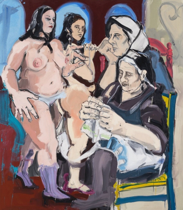 크리스티나 반반 Luto y ajuar, 2025-캔버스에 유채 243.8-213.4cm 사진제공 페르탱