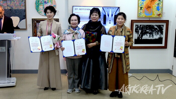 금상 최서윤, 김화순, 김완순 작가-사진촬영 최윤영 기자