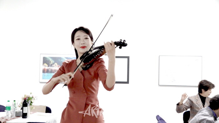 전자 바이올린 한미나-사진촬영 김한정 기자