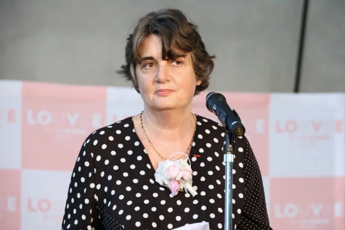 2023년 루브르 박물관 관장 로랑스 데 카르. 사진: YOSHIKAZU TSUNO/Gamma-Rapho via Getty Images.