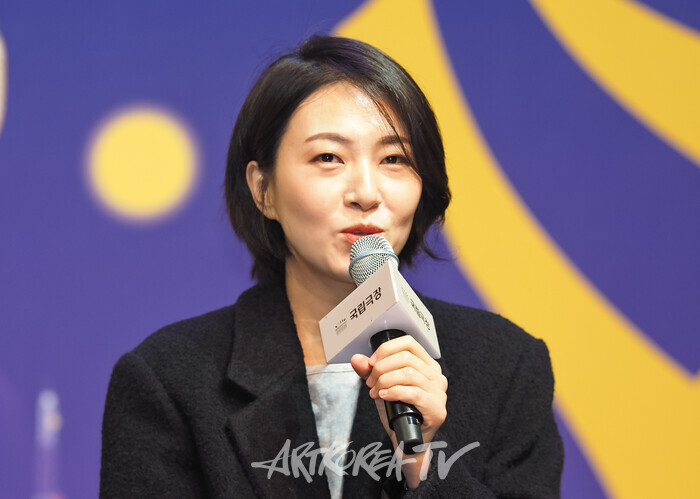 국립극장 기획공연 마당놀이 '홍길동이 온다' 기자간담회(국립창극단 이소연) 2025.10.29 사진 ⓒ아트코리아방송 이용선 기자