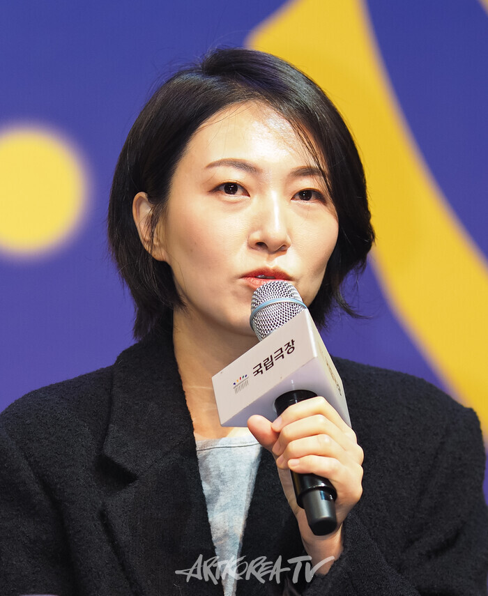 국립극장 기획공연 마당놀이 '홍길동이 온다' 기자간담회(국립창극단 이소연) 2025.10.29 사진 ⓒ아트코리아방송 이용선 기자