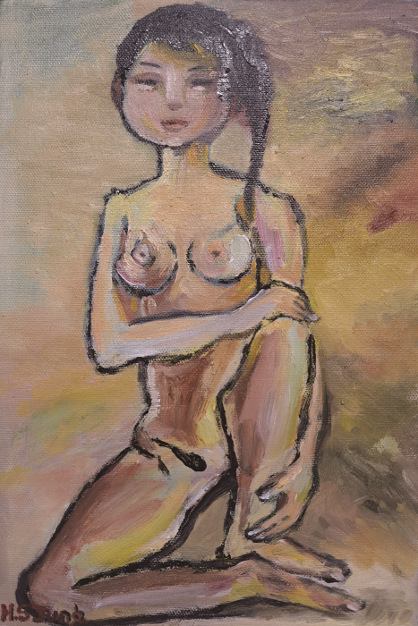 정혜순-소녀  30.0 x 22cm  Oil on canvas-사진제공 MH Gallery