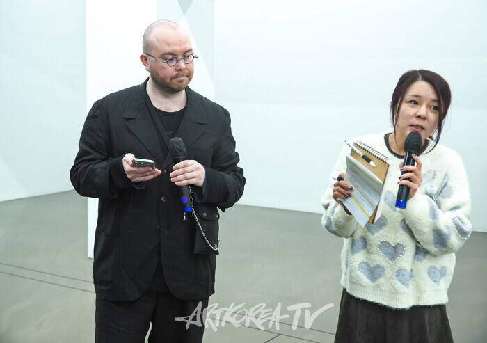 아르코 예술창작실 작가전 '인 시투 In Situ' 기자간담회(발터 토른베르크, 핀란드) 2025.11.19 사진 ⓒ아트코리아방송 이용선 기자