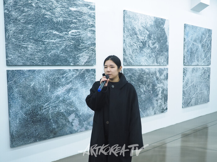 아르코 예술창작실 작가전 '인 시투 In Situ' 기자간담회(윤항로) 2025.11.19 사진 ⓒ아트코리아방송 이용선 기자