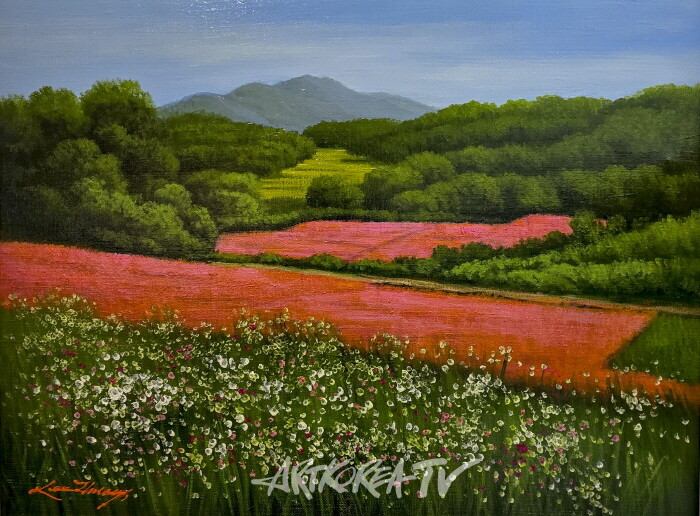 이황 화가, ‘추억 속의 자연’展 개막식-사진촬영 김한정 기자