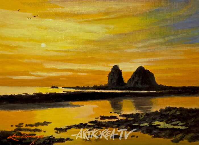 이황 화가, ‘추억 속의 자연’展 개막식-사진촬영 김한정 기자