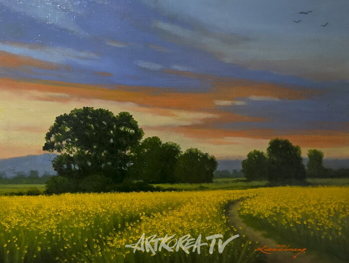 이황 화가, ‘추억 속의 자연’展 개막식-사진촬영 김한정 기자