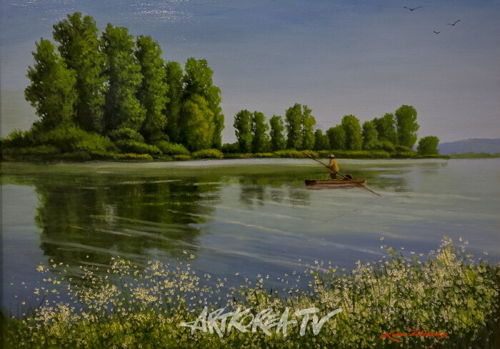 이황 화가, ‘추억 속의 자연’展 개막식-사진촬영 김한정 기자