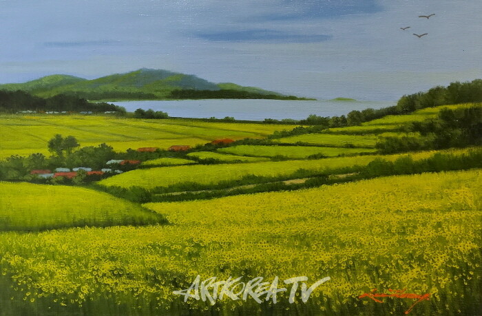 이황 화가, ‘추억 속의 자연’展 개막식-사진촬영 김한정 기자