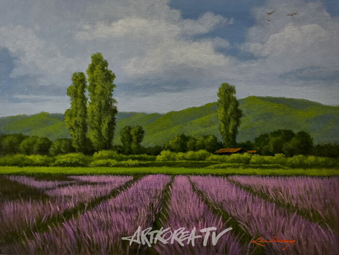 이황 화가, ‘추억 속의 자연’展 개막식-사진촬영 김한정 기자