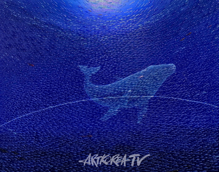 182×227cm Mixed media on Canvas-사진제공 김한정 기자