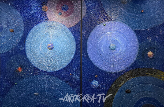 259×193.9cm Mixed media on Canvas-사진제공 김한정 기자