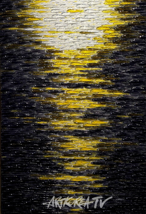 90.9×60.6cm Mixed media on Canvas-사진제공 김한정 기자