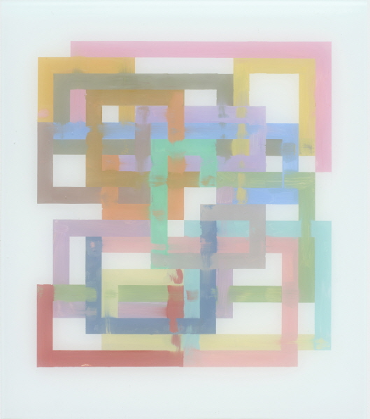 2025-Tempera and lacquer on glass-40 x 35 cm-사진제공 조현화랑