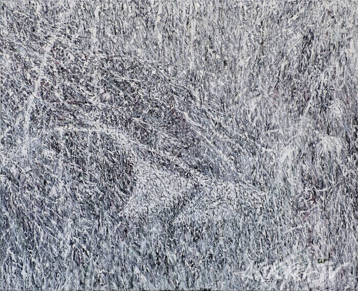 Sunflower Codes 2507-30, 72.7x90.9cm, oil on canvas, 2025