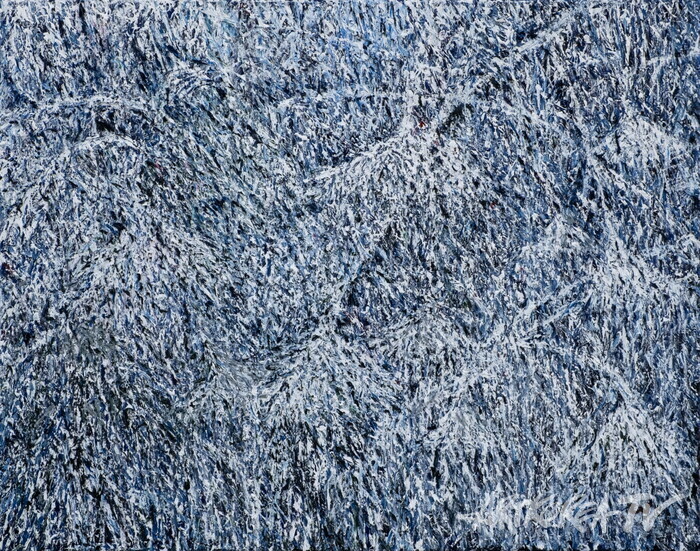 Sunflower Codes 2508-30, 72.7x90.9cm, oil on canvas, 2025