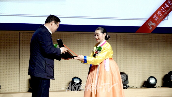 광진구청장상 하금자 작가-사진촬영 김한정 기자