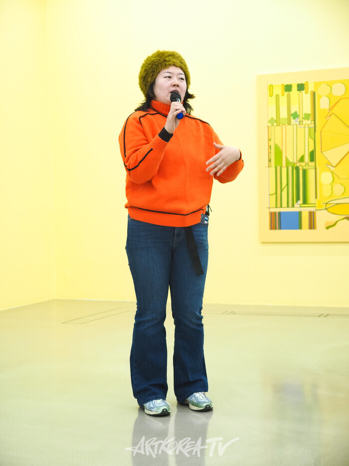 아르코 예술창작실 작가전 '인 시투 In Situ' 기자간담회(박정혜) 2025.11.19 사진 ⓒ아트코리아방송 이용선 기자