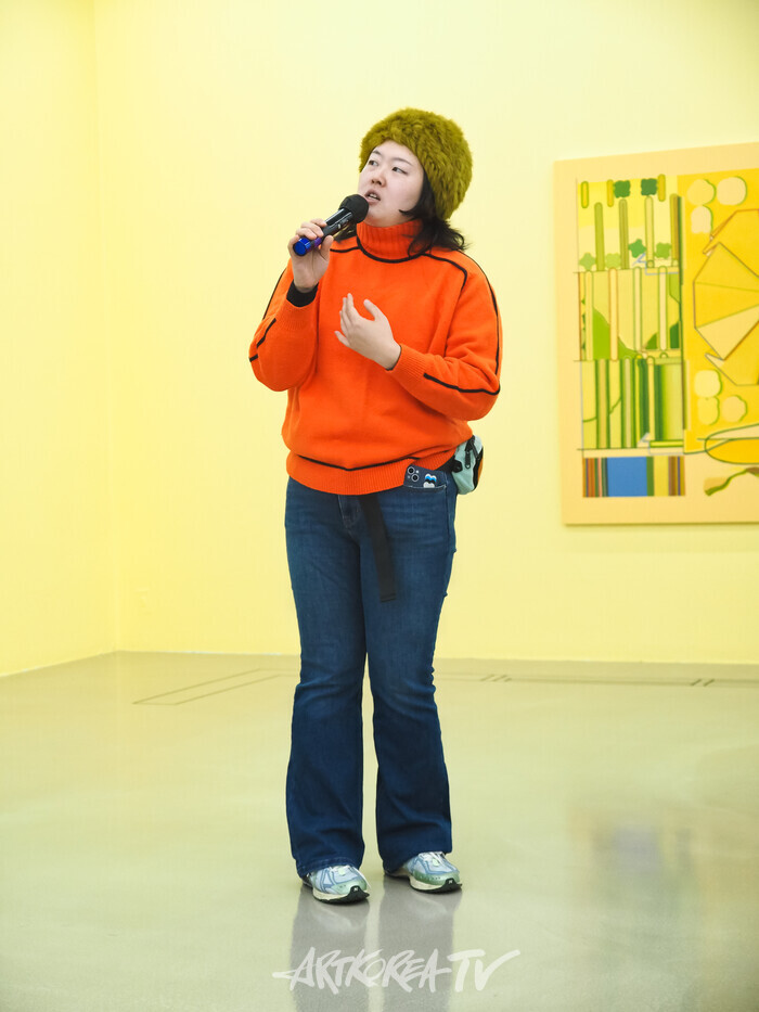 아르코 예술창작실 작가전 '인 시투 In Situ' 기자간담회(박정혜) 2025.11.19 사진 ⓒ아트코리아방송 이용선 기자