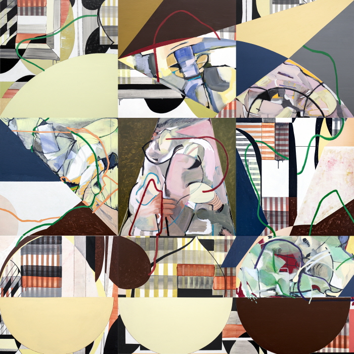 무한소 Infinitesimal 2025 Oil and Acrylic on Canvas 2700 × 2700 × 90 mm overall-사진제공 아셀아트컴퍼니