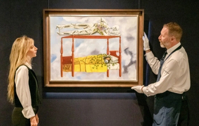 프리다 칼로, 엘 수에뇨(라 카마) (1940). 소더비 제공