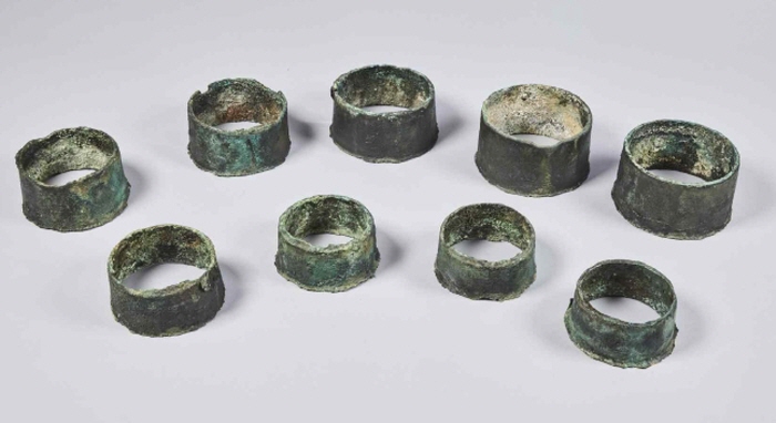 월정사팔각구층석탑 보륜 간주쇠-사진제공 월정사박물관