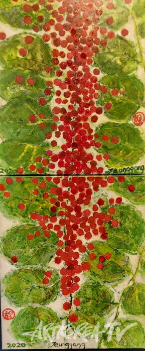 강정희 작가 ‘형상의 서정’전-사진촬영 김한정 기자