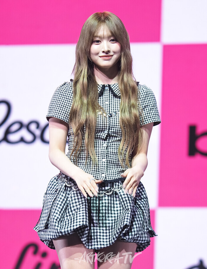 리센느 미니 3집 '립 밤'(lip bomb) 발매 기념 쇼케이스(미나미) 2025.11.25 사진 ⓒ아트코리아방송 이용선 기자