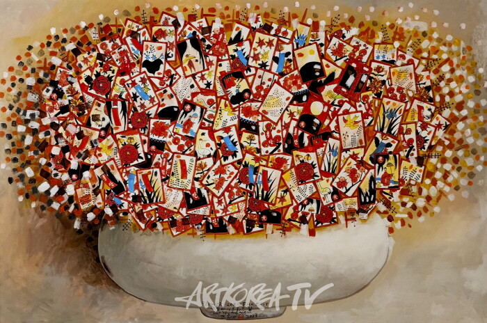 조영남-2024 극동에서 온 꽃-LK0656-아크릴 930×630cm-사진촬영 최윤영 기자