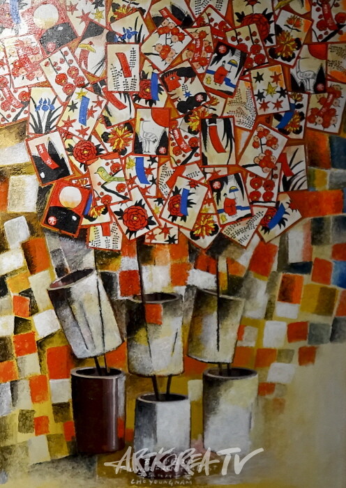 조영남-2022 극동에서 온 꽃-LK0641-아크릴 670×930cm-사진촬영 최윤영 기자