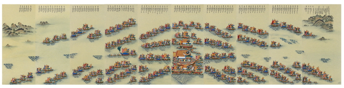 수군 조련도 200x552cm(10첩)-사진제공 국립아시아문화전당