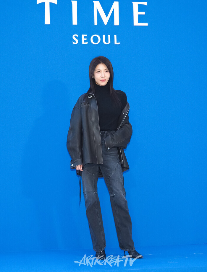 '타임 서울(TIME SEOUL)' 오픈 기념 포토월 행사(하지원) 2025.11.05 사진 ⓒ아트코리아방송 이용선 기자