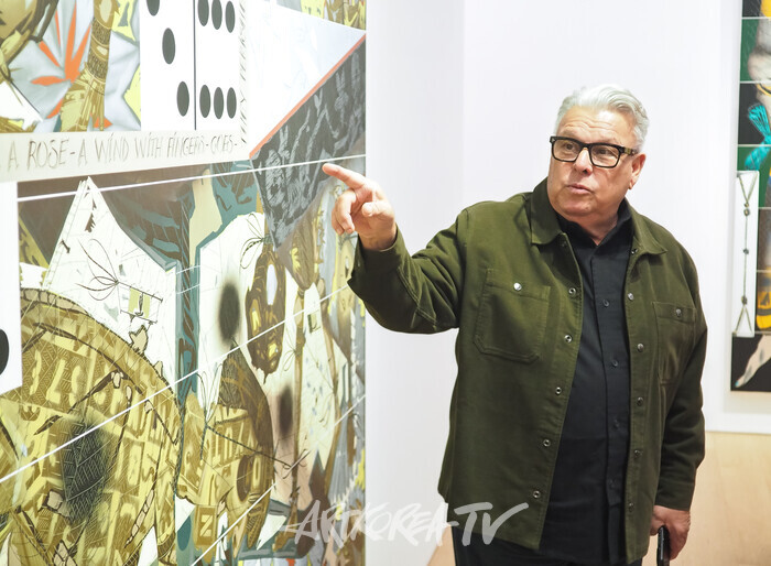 래리 피트먼 두 번째 개인전 '카프리초스와 야상곡' 기자간담회(래리 피트먼) 2025.11.06 사진 ⓒ아트코리아방송 이용선 기자