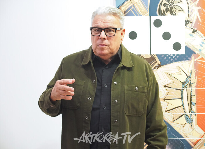 래리 피트먼 두 번째 개인전 '카프리초스와 야상곡' 기자간담회(래리 피트먼) 2025.11.06 사진 ⓒ아트코리아방송 이용선 기자