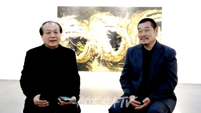 아트코리아방송 김한정와 이희권 작가 -사진촬영 김한정 기자