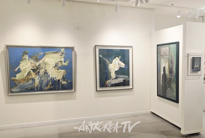 모하(眸河) 김규리 작가, 추상의 강렬한 파동으로 내면을 비추다-M·H갤러리 특별기획전 ‘Evolution’