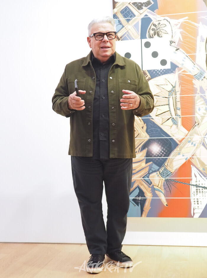 래리 피트먼 두 번째 개인전 '카프리초스와 야상곡' 기자간담회(래리 피트먼) 2025.11.06 사진 ⓒ아트코리아방송 이용선 기자
