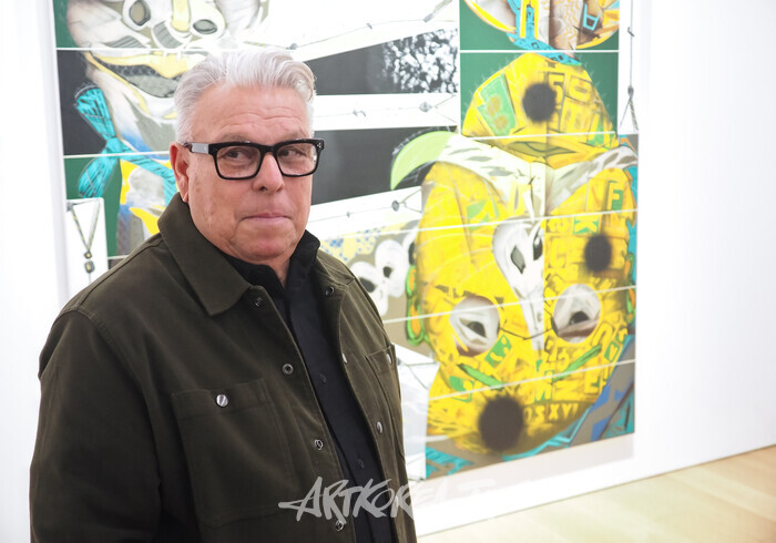 래리 피트먼 두 번째 개인전 '카프리초스와 야상곡' 기자간담회(래리 피트먼) 2025.11.06 사진 ⓒ아트코리아방송 이용선 기자