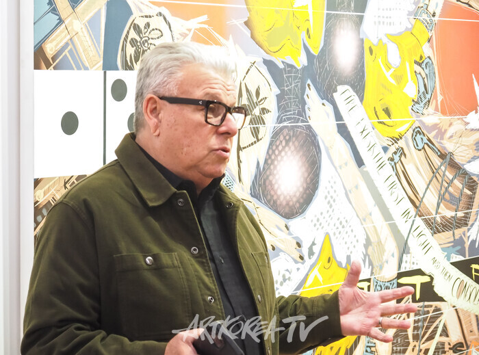 래리 피트먼 두 번째 개인전 '카프리초스와 야상곡' 기자간담회(래리 피트먼) 2025.11.06 사진 ⓒ아트코리아방송 이용선 기자