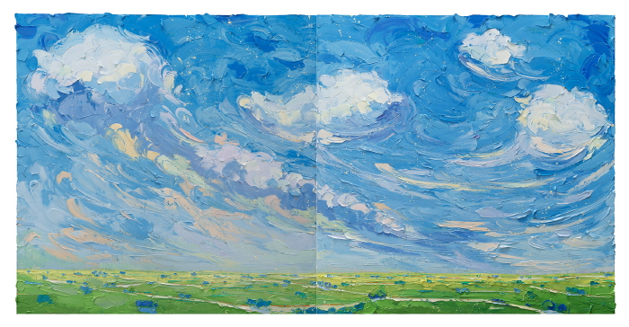 Perfect Day, Oil on Canvas, 130x 130cm(each), 2025-사진제공 김주민 작가